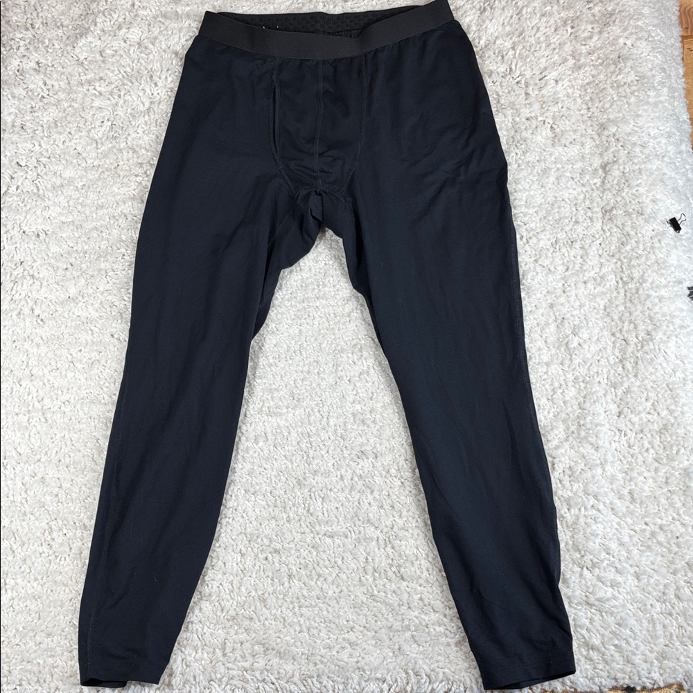 Columbia Omni-Heat Thermal Base Layer Pants Mens XL Black Performance